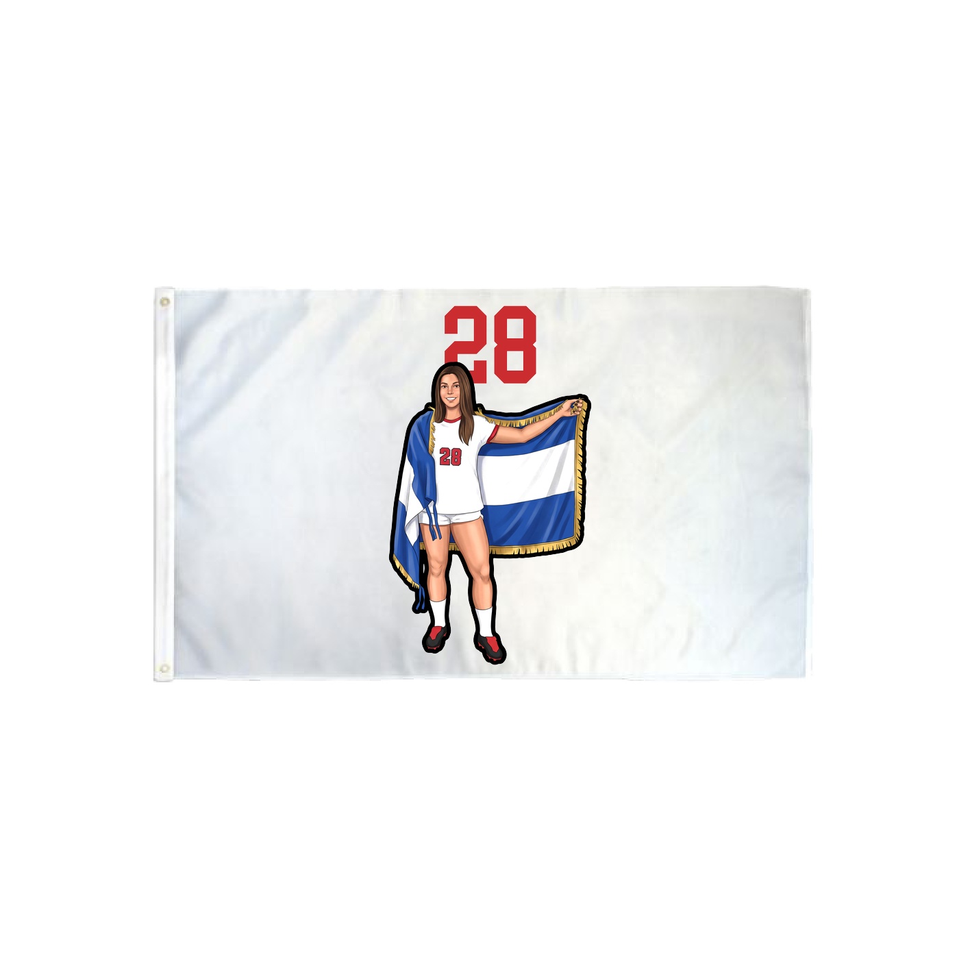 3x5 Flag — Number Top in Classic