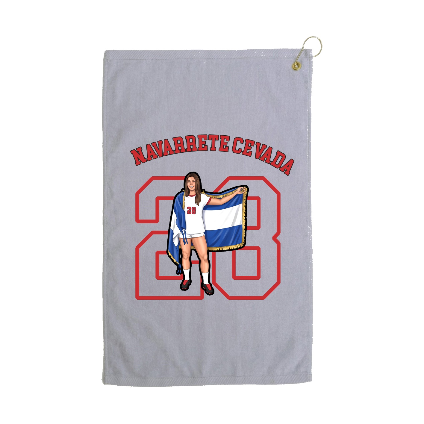 Golf Towel — Shirsey Arch in Grey