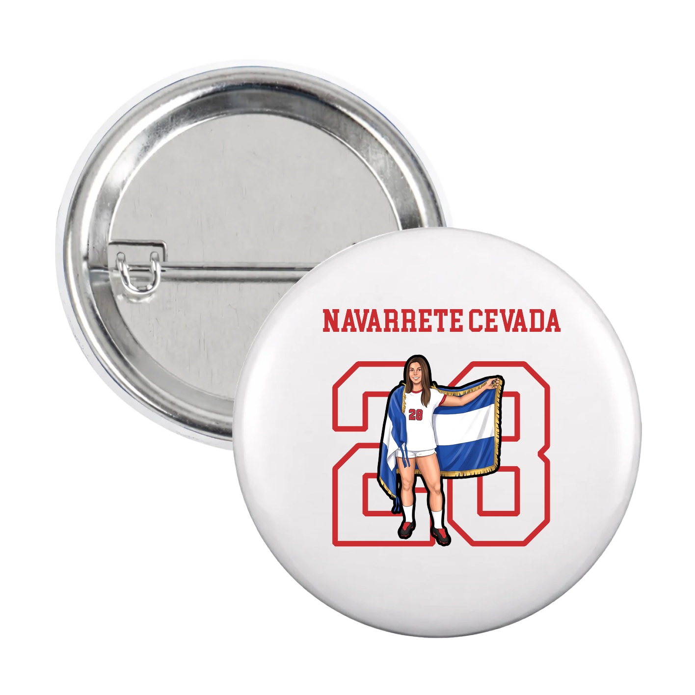 Game Day Button — Shirsey in White