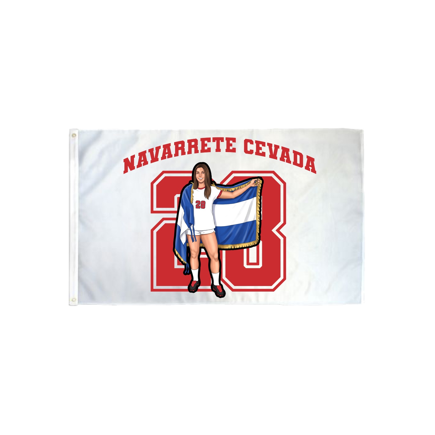3x5 Flag — Number in Classic