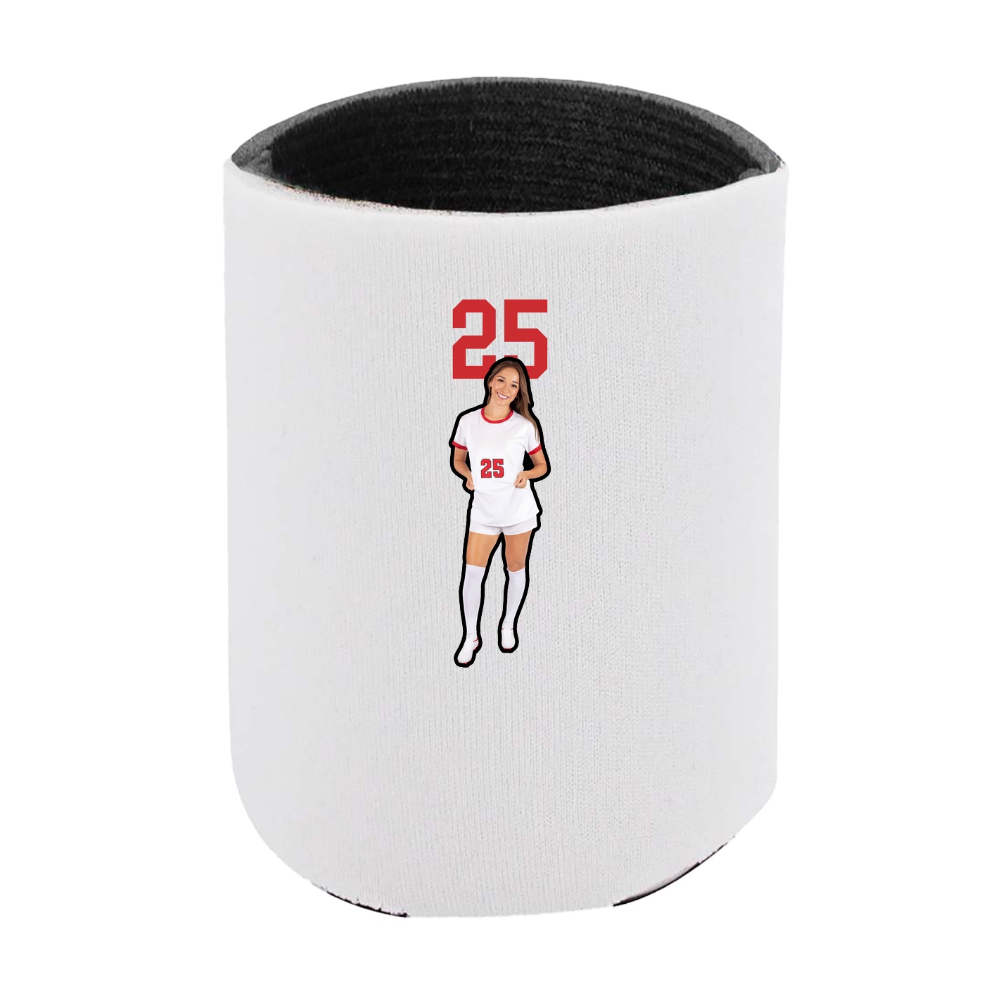 Can Holder — Number Top in White