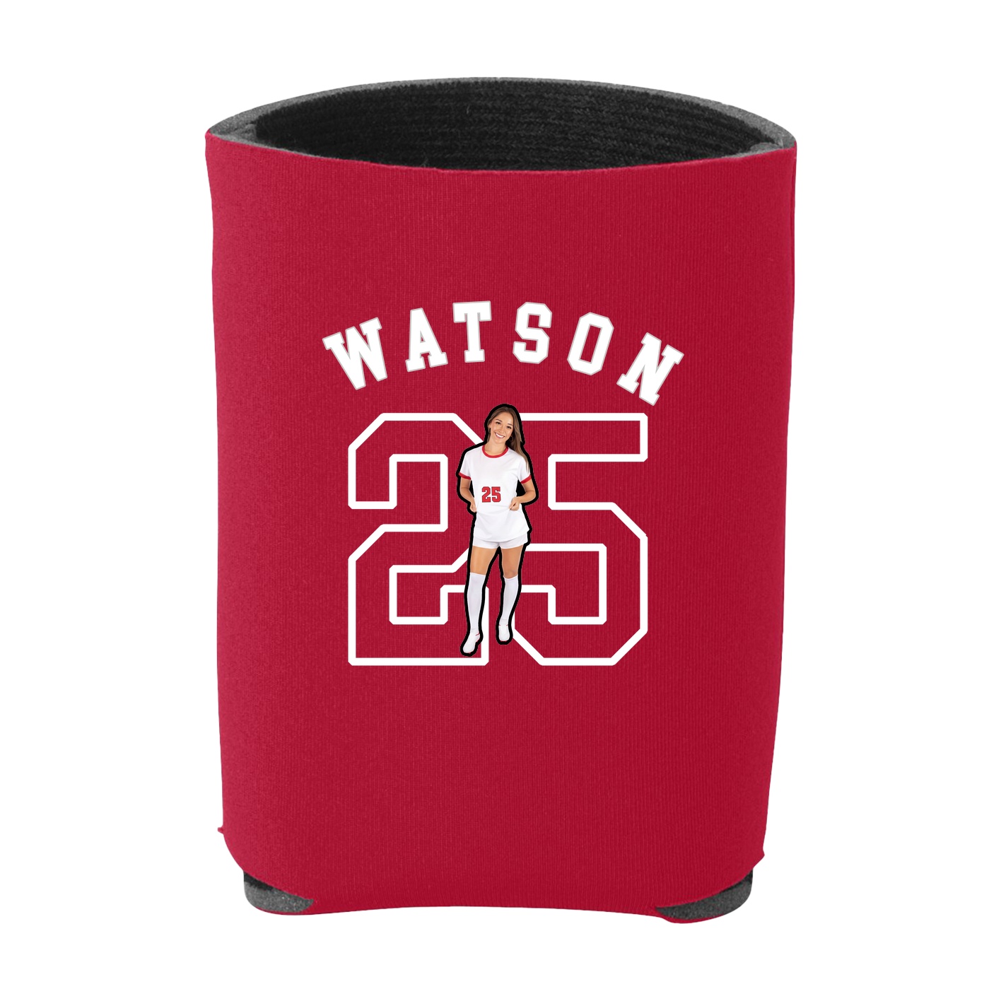 Can Holder — Shirsey Arch in Red