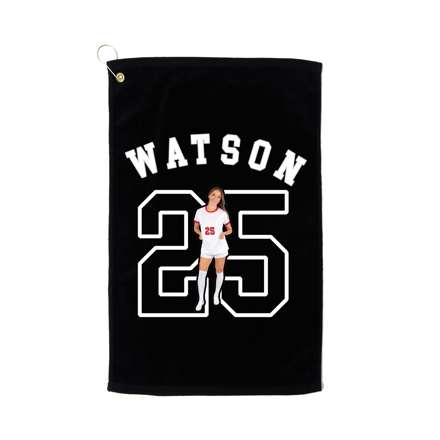 Golf Towel — Shirsey Arch in Black