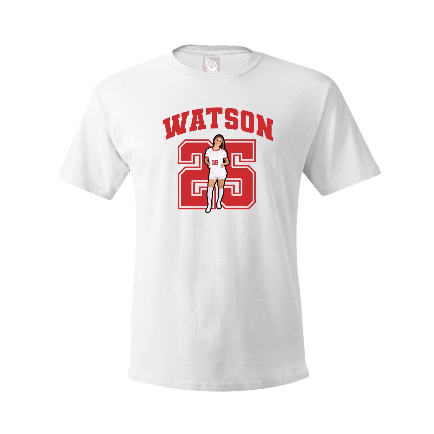 Tee — Number in White