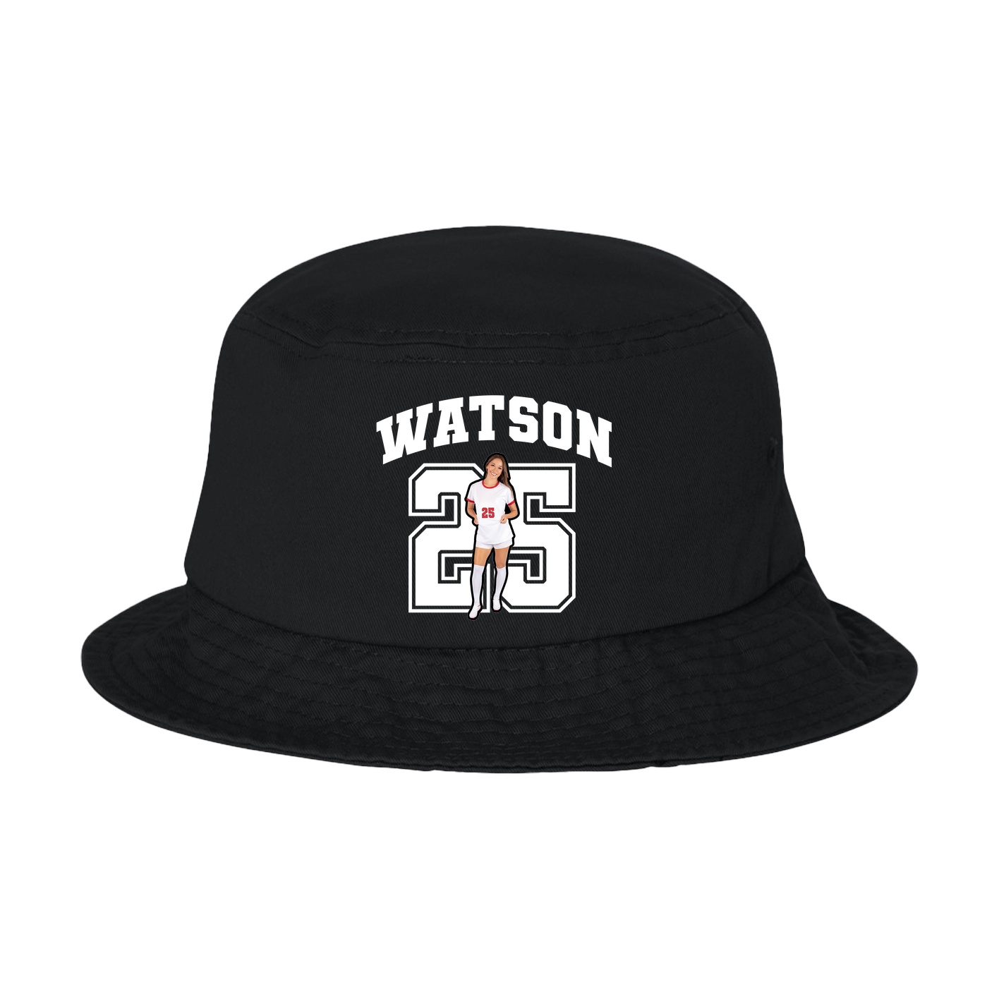 Bucket Cap — Number in Black