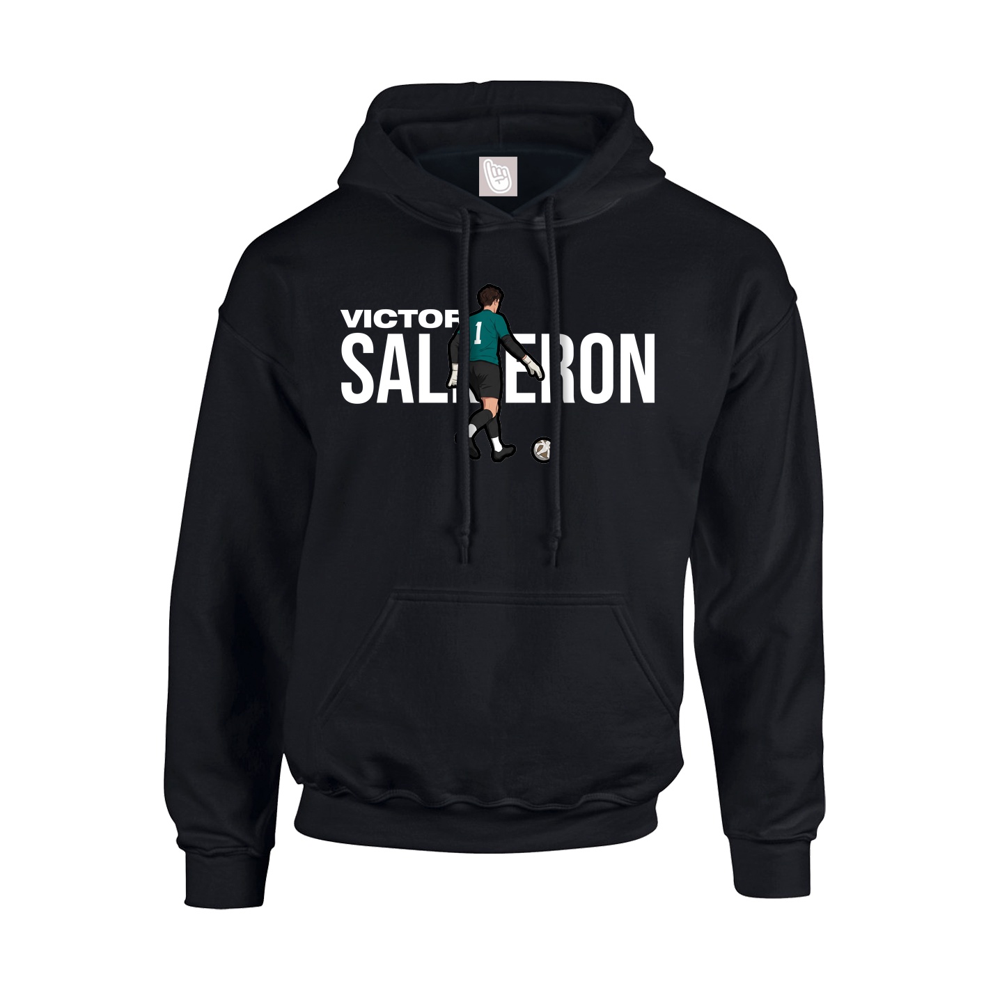 Hoodie — Player Name in Black