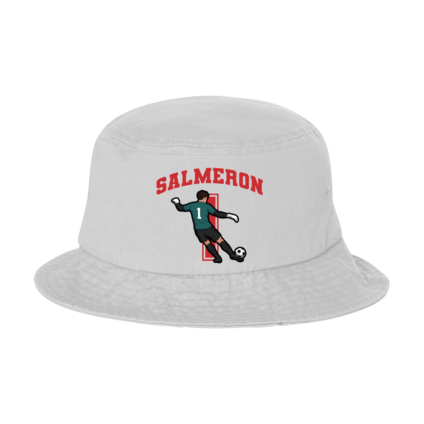 Bucket Cap — Number in White