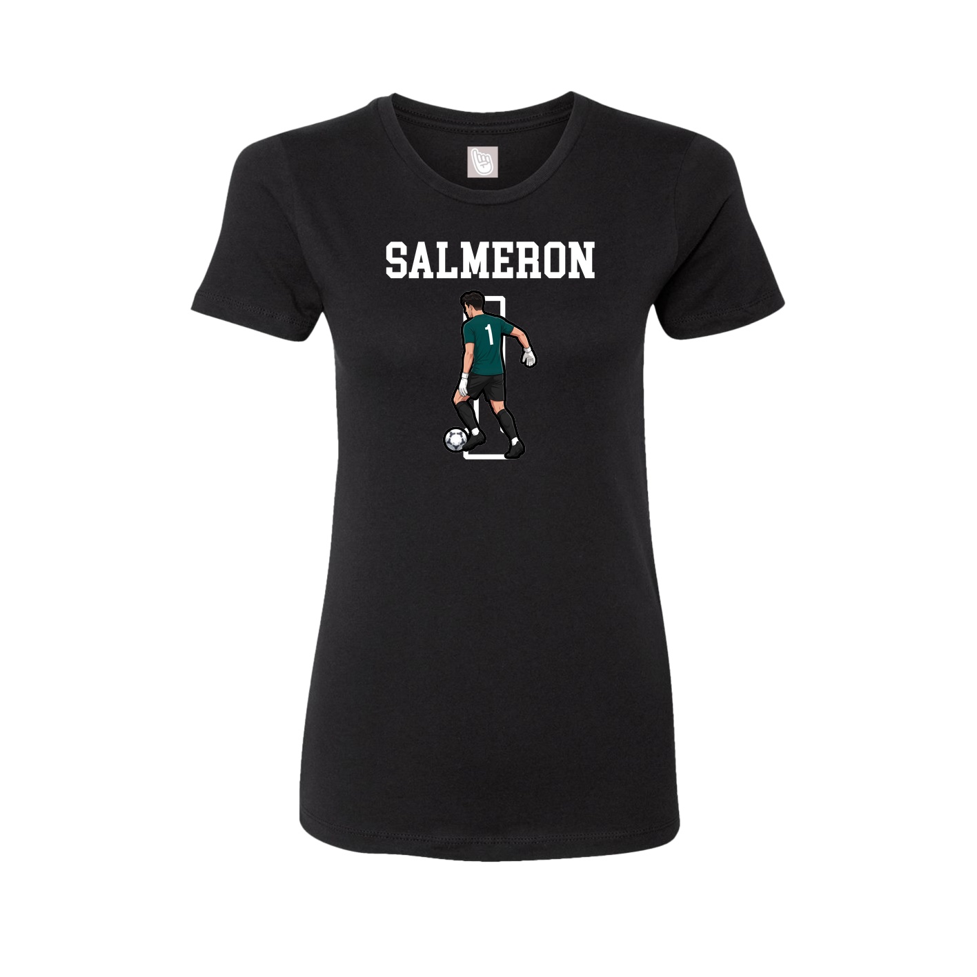 Fitted Women's Tee — Shirsey in Black