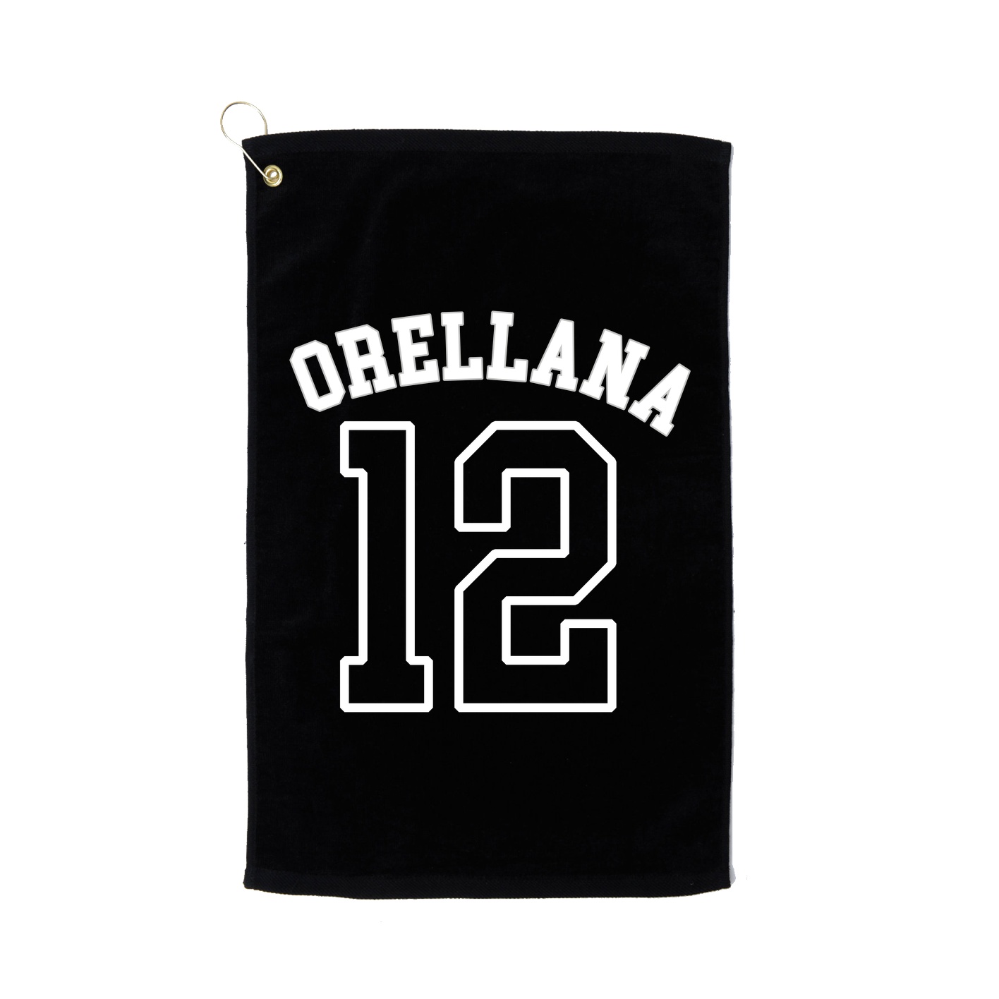 Golf Towel — Shirsey Arch in Black