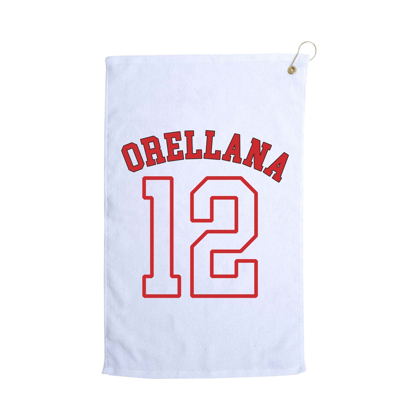 Golf Towel — Shirsey Arch in White