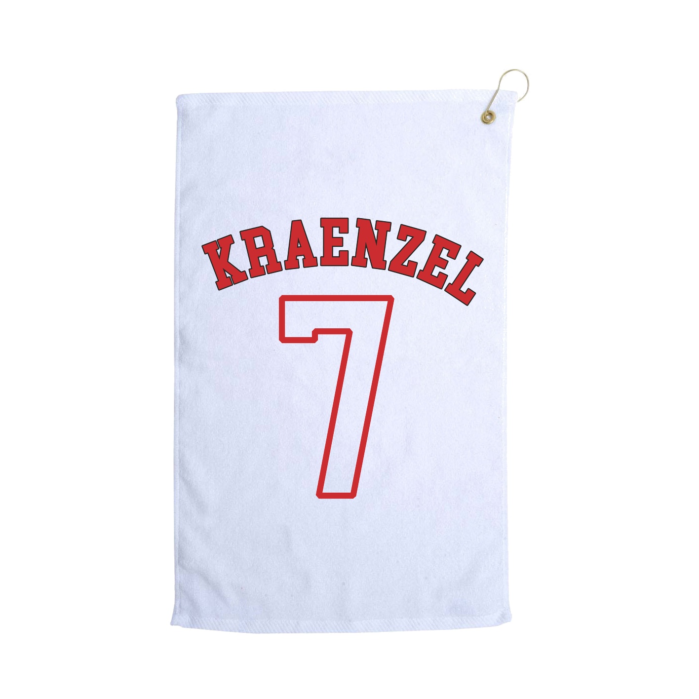 Golf Towel — Shirsey Arch in White