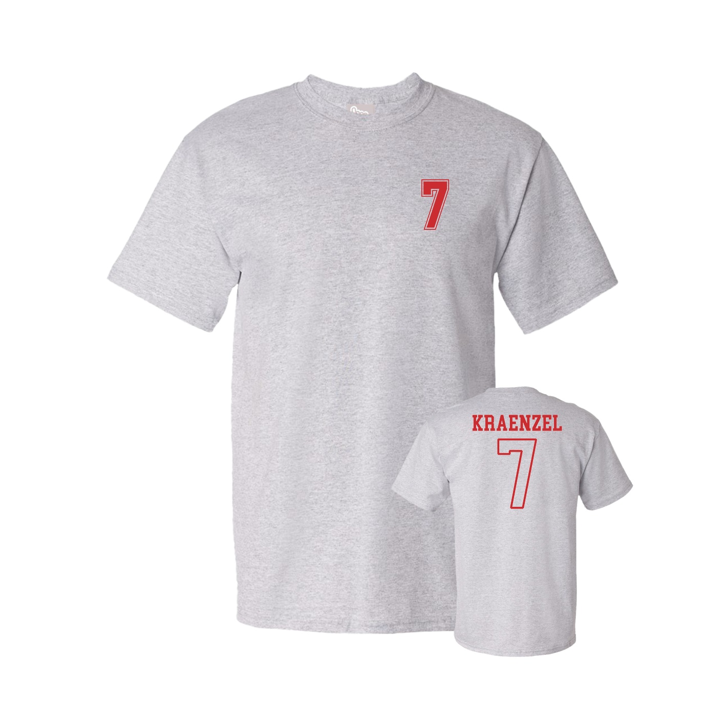 Tee — Chest Back in Grey
