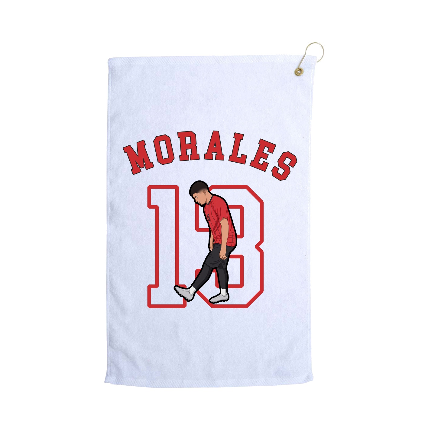 Golf Towel — Shirsey Arch in White