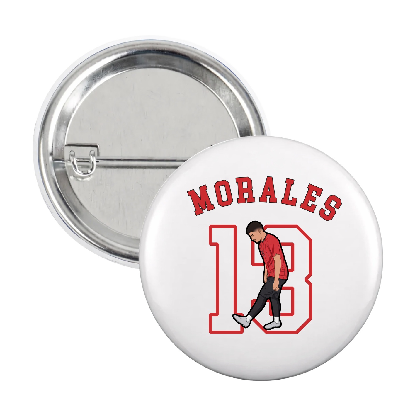 Game Day Button — Shirsey Arch in White