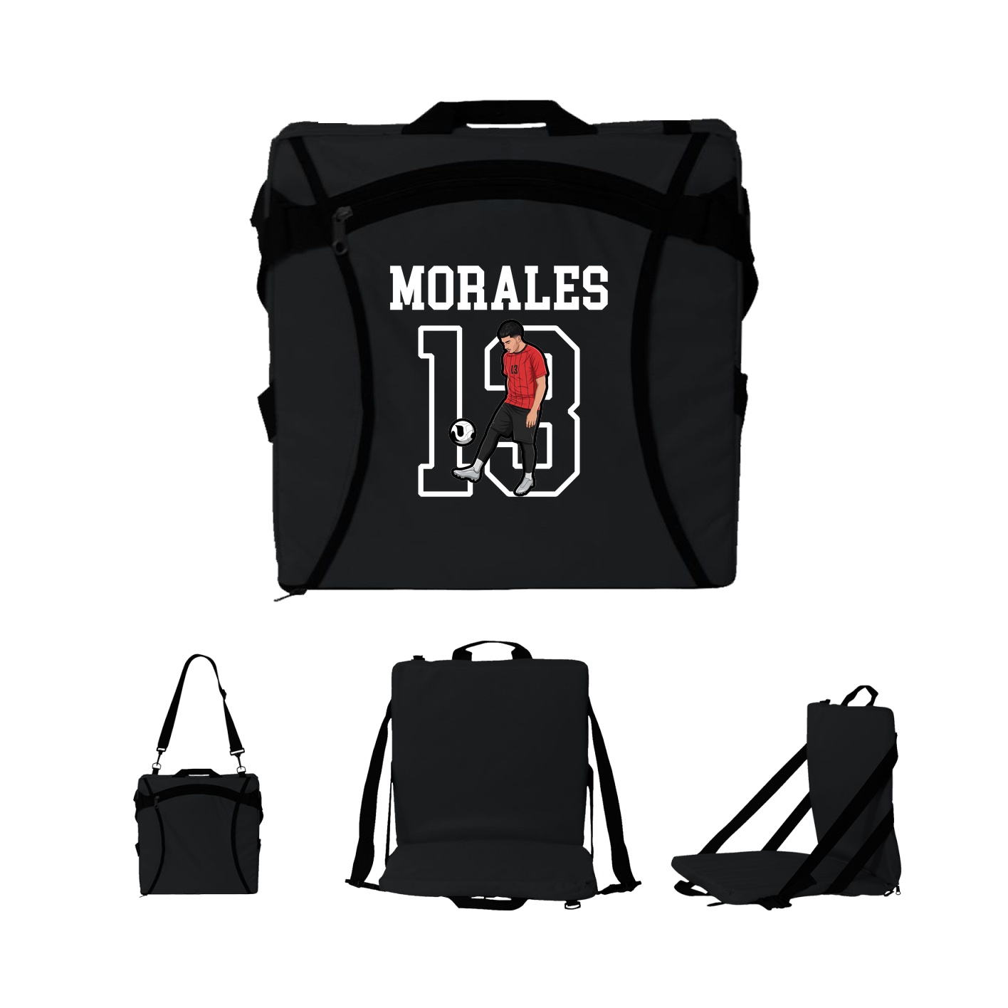 Folding Stadium Seat — Shirsey in Black