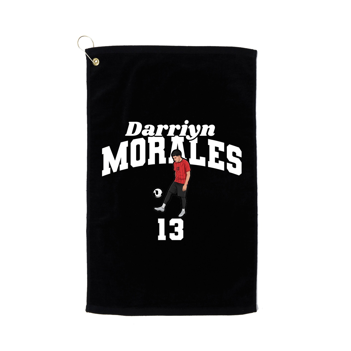 Golf Towel — Signature Arch in Black