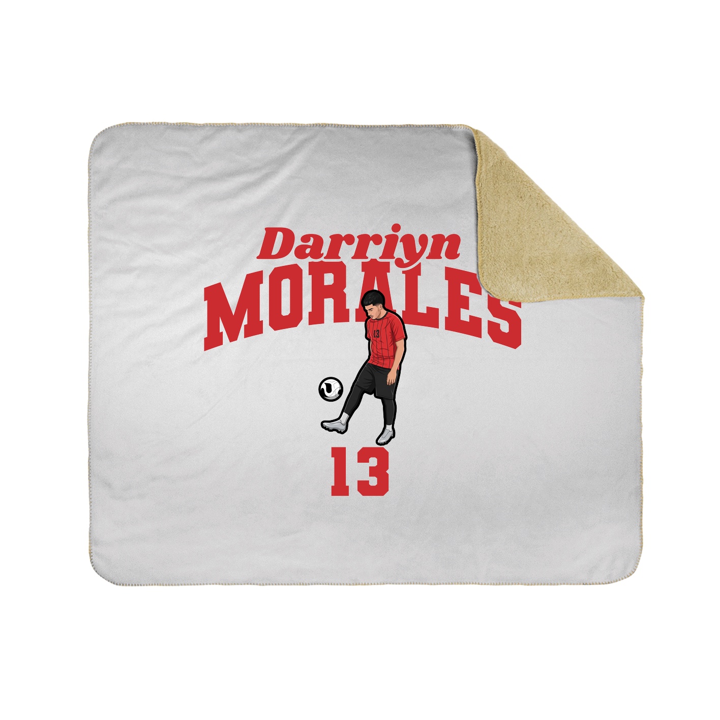 Throw Blanket — Signature Arch in White