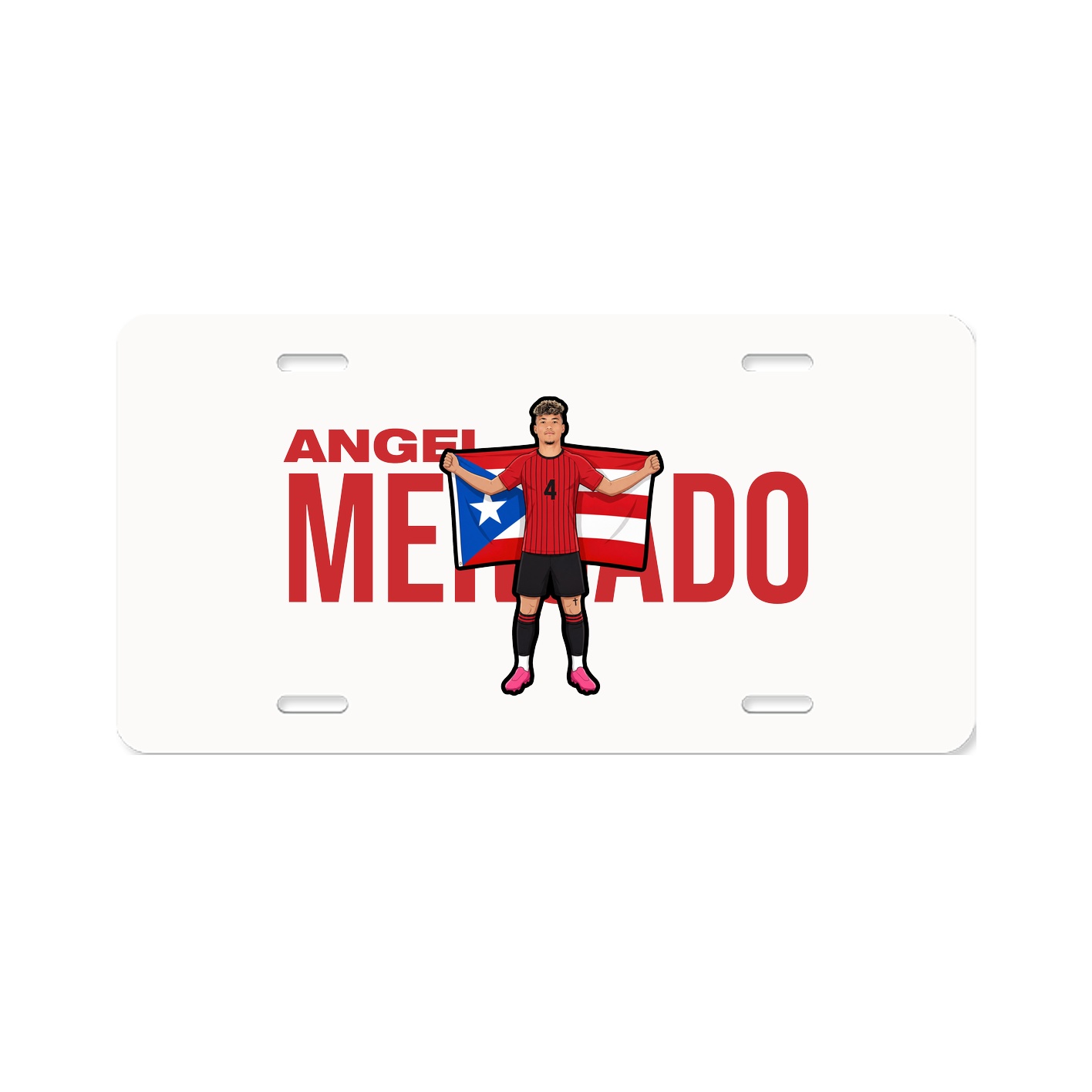 License Plate — Player Name in Classic