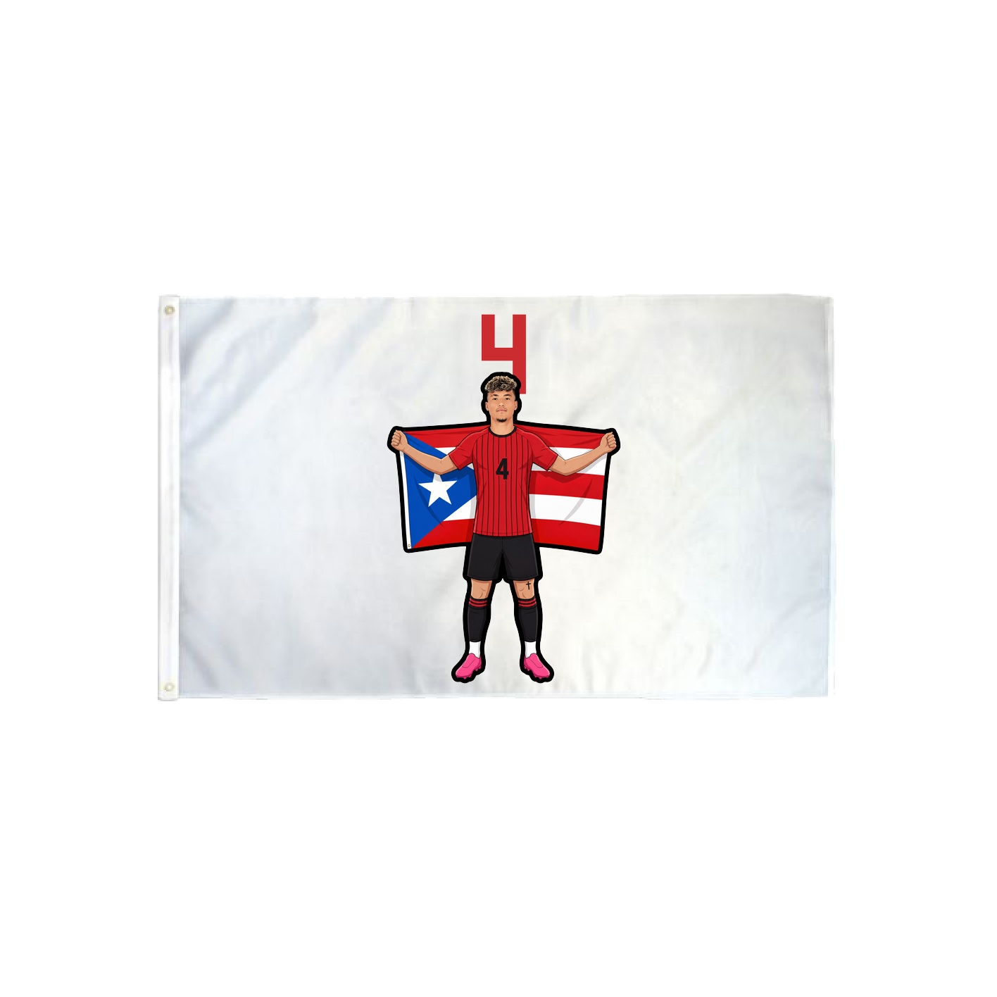 3x5 Flag — Number Top in Classic