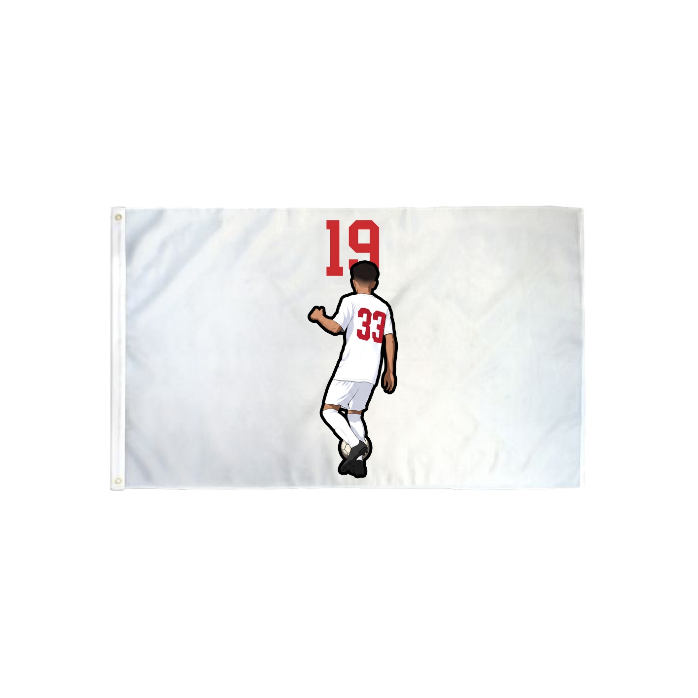 3x5 Flag — Number Top in Classic