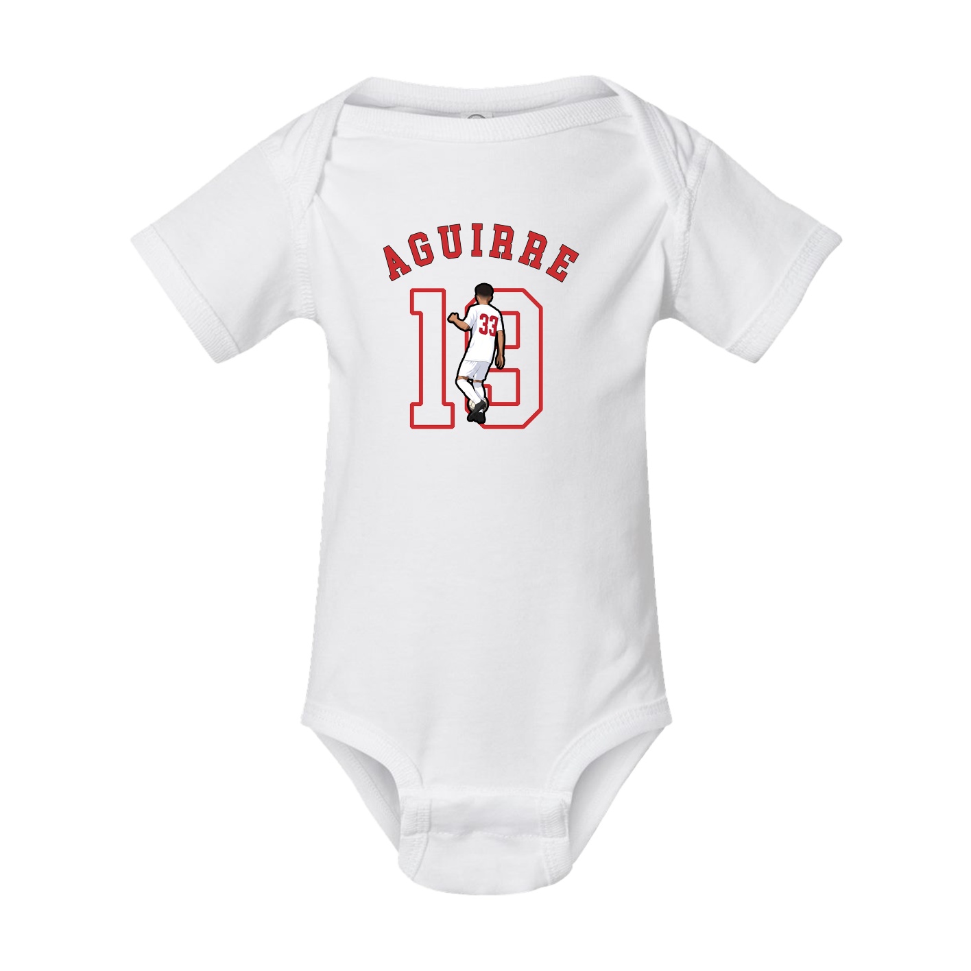 Baby Onesie — Shirsey Arch in White