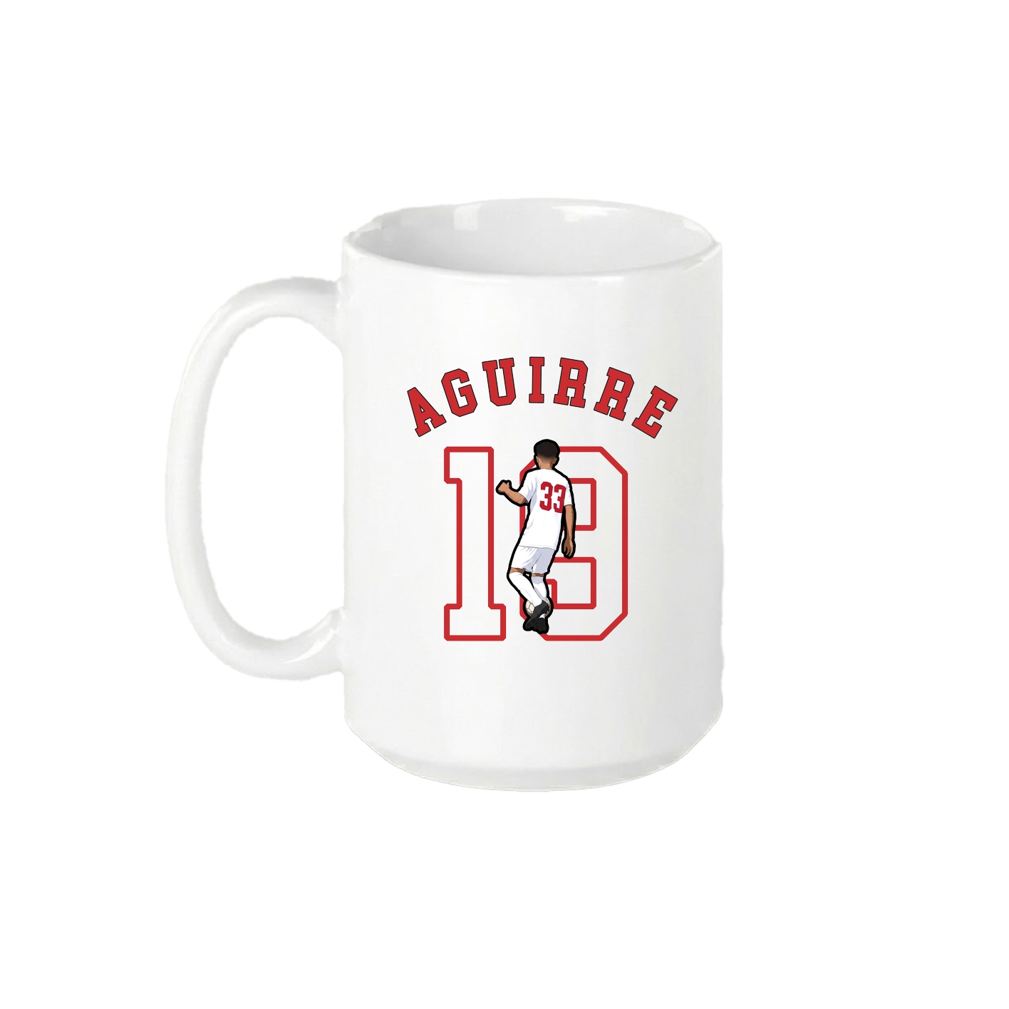 15oz Coffee Mug — Shirsey Arch in White