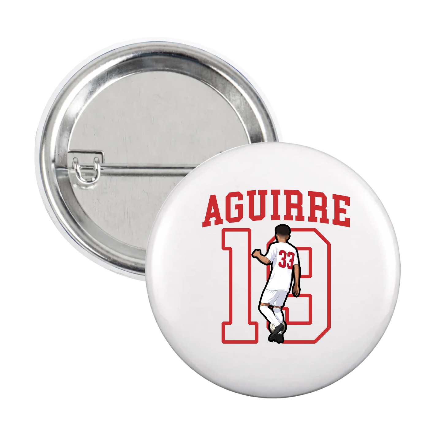 Game Day Button — Shirsey in White