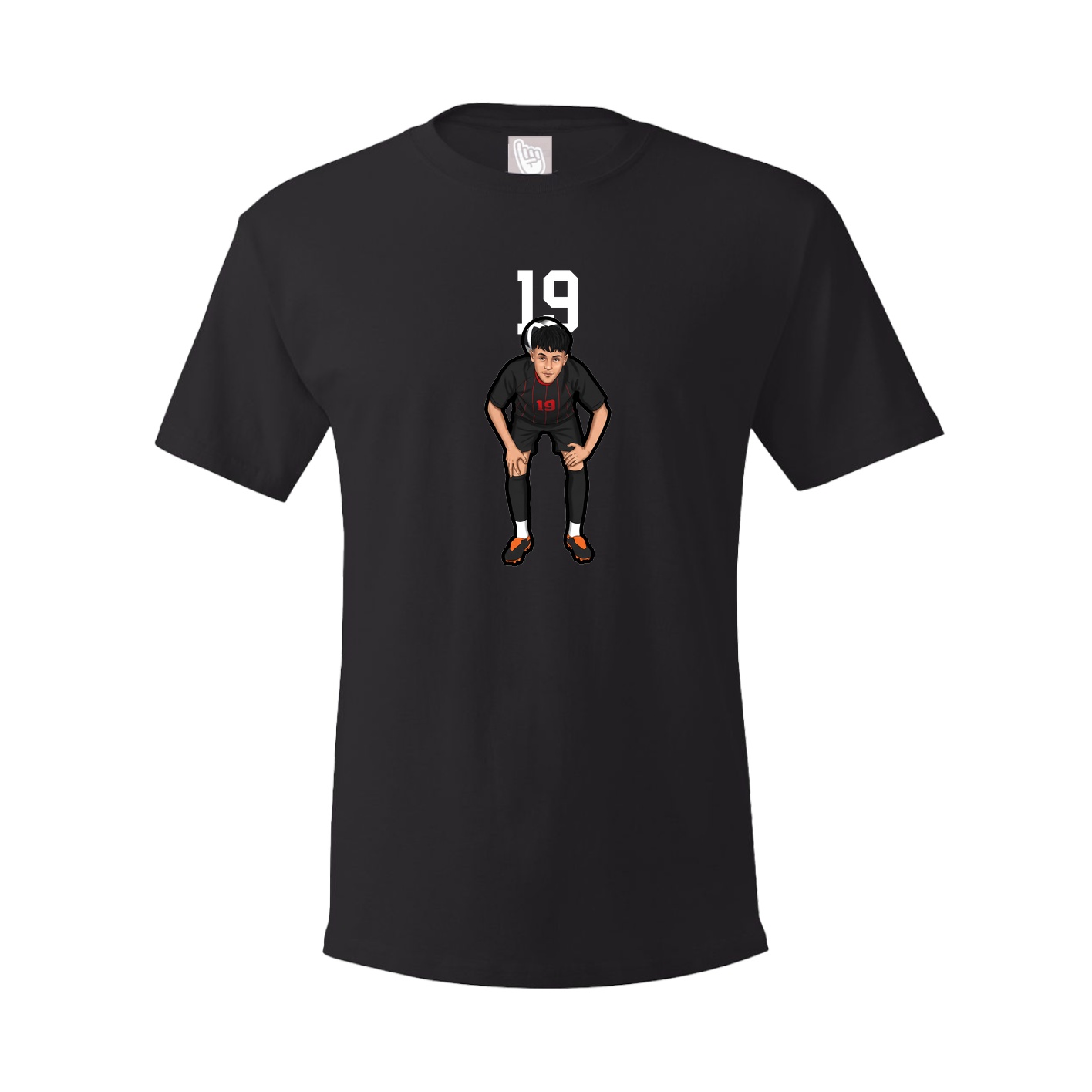 Tee — Number Top in Black