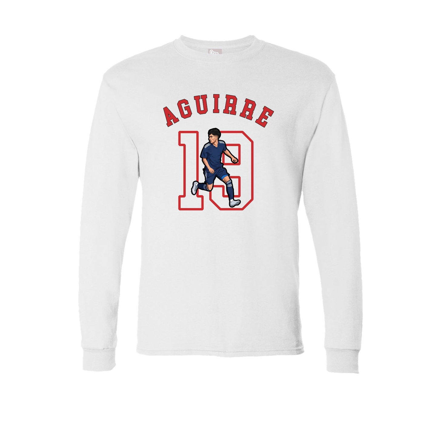 Long Sleeve Tee — Shirsey Arch in White