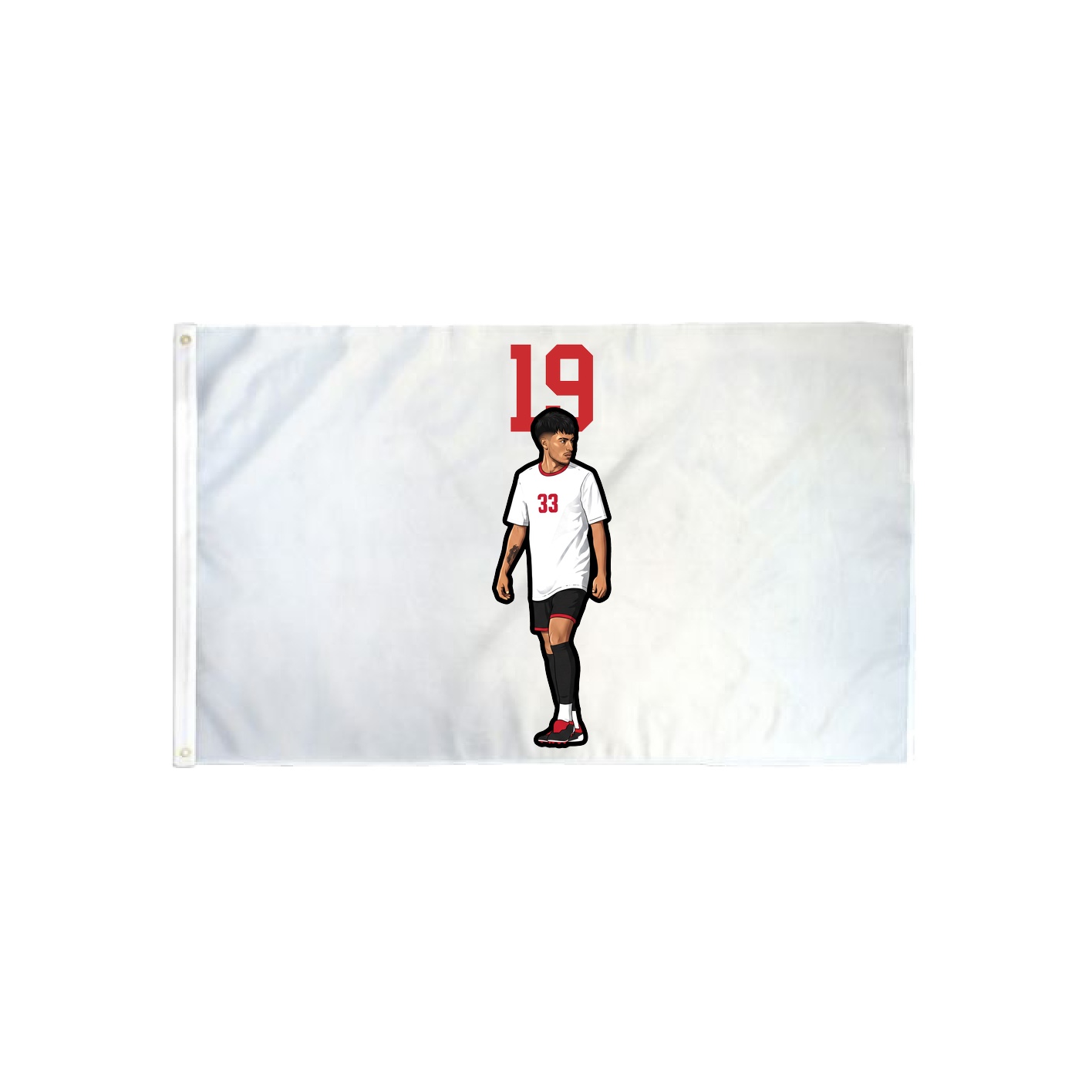3x5 Flag — Number Top in Classic