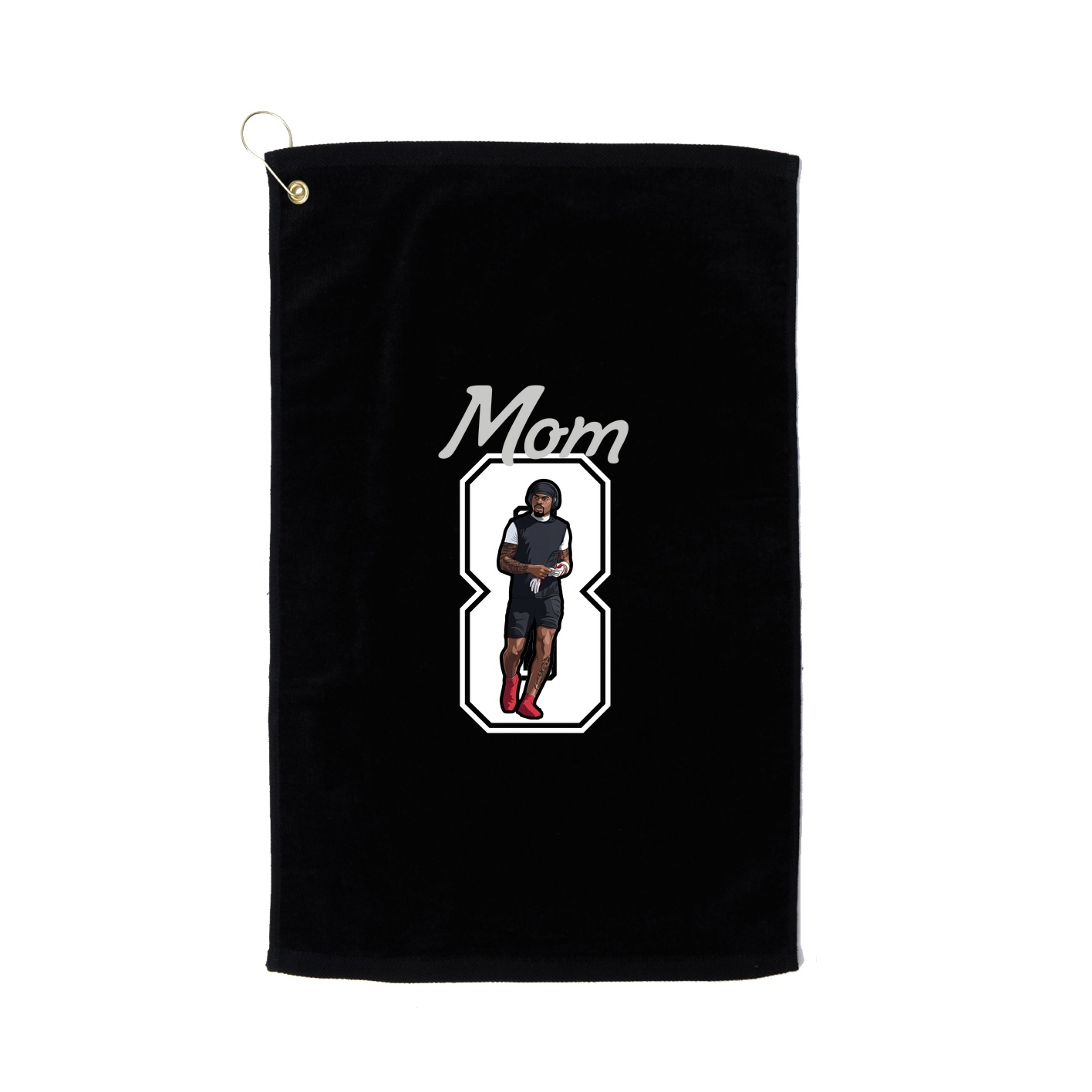 Golf Towel — Mothers Day Shirsey in Black