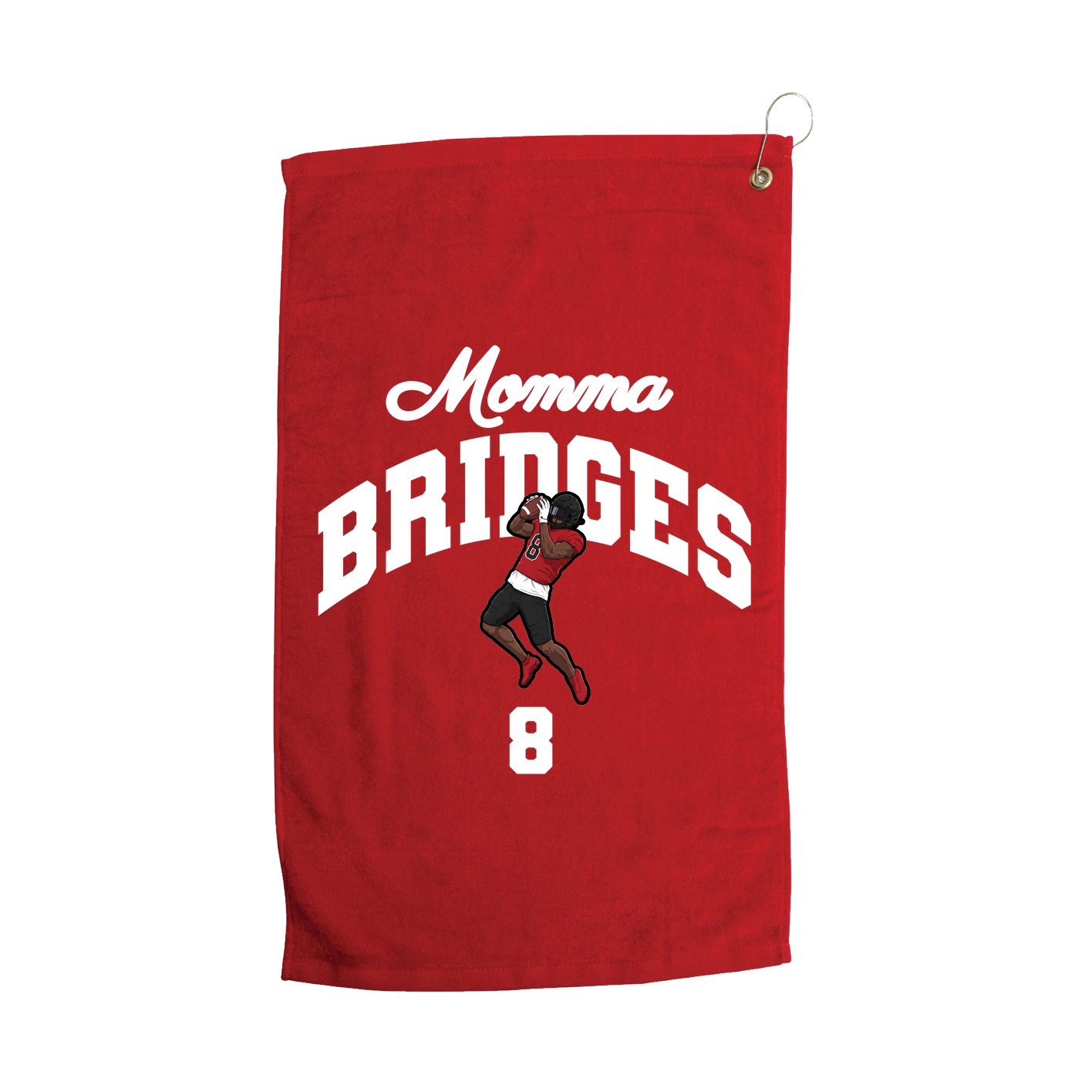 Golf Towel — Mothers Day Arch in Red