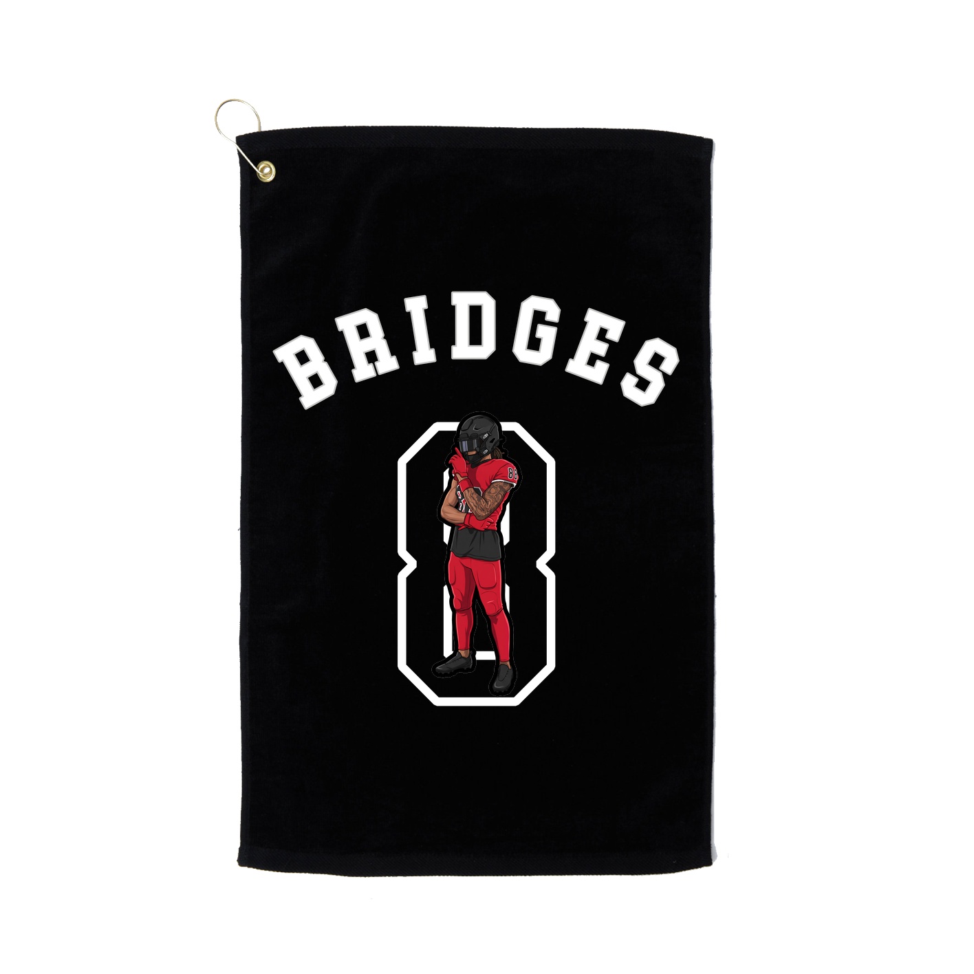 Golf Towel — Shirsey Arch in Black