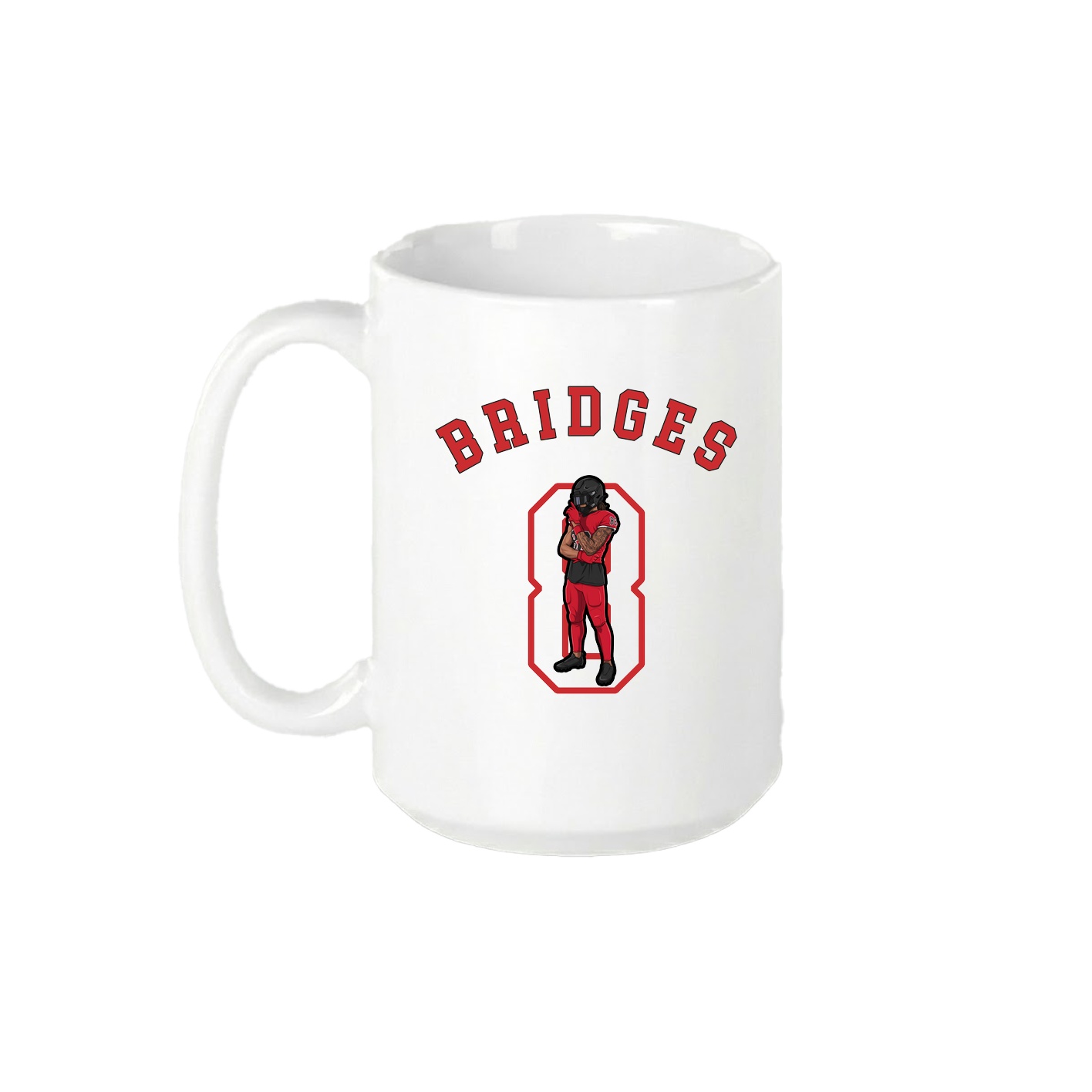 15oz Coffee Mug — Shirsey Arch in White