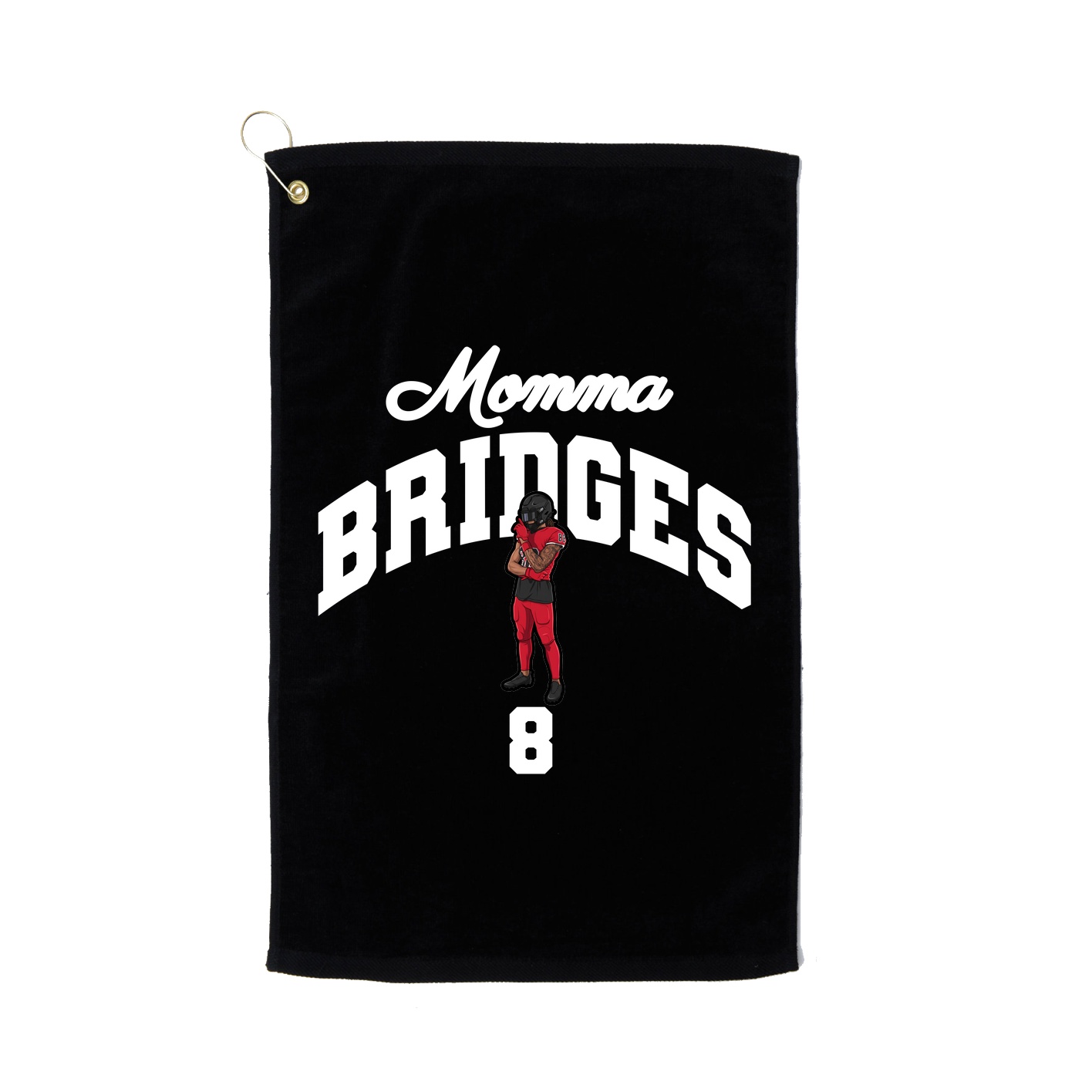 Golf Towel — Mothers Day Arch in Black