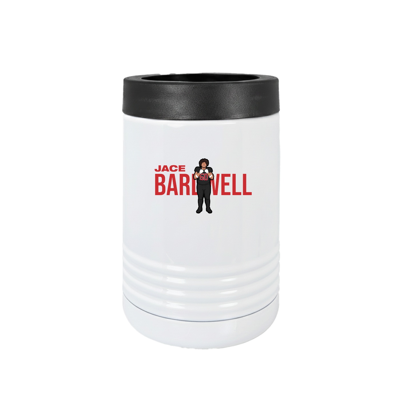 Beverage Holder — Player Name in White