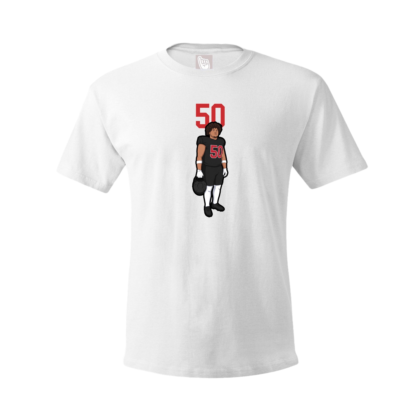 Tee — Number Top in White