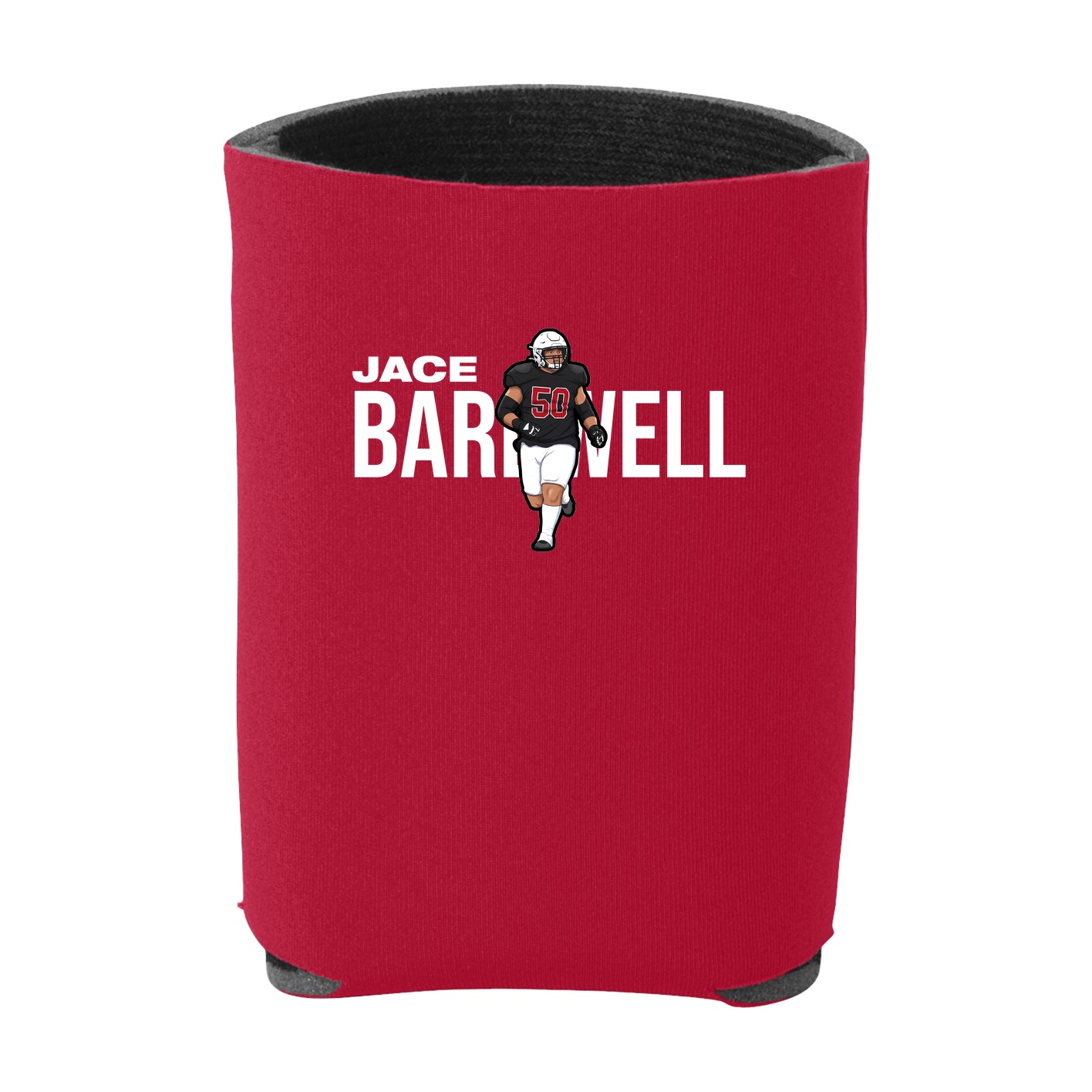 Can Holder — Player Name in Red