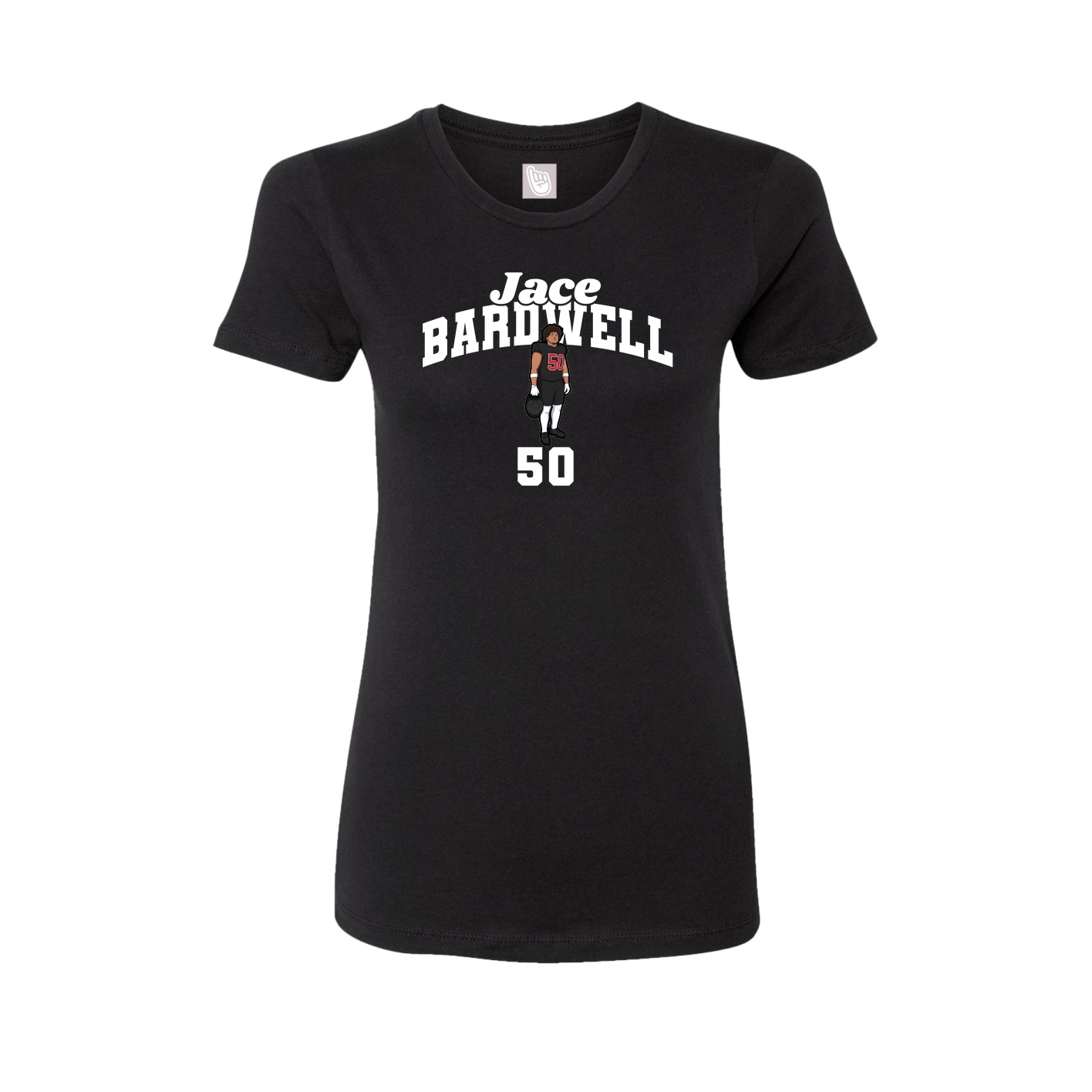 Womens Tee — Signature Arch in Black