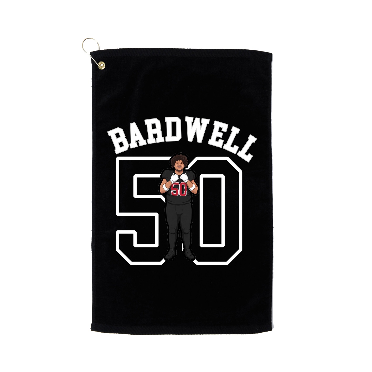 Golf Towel — Shirsey Arch in Black