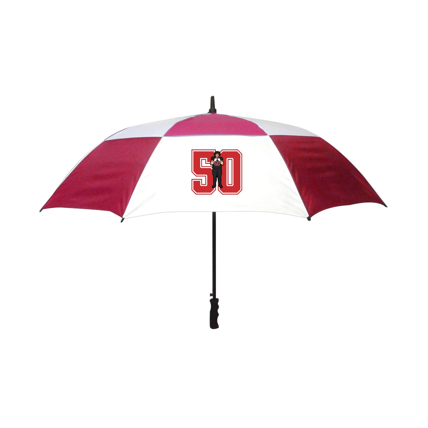 Golf Umbrella — Number in Red