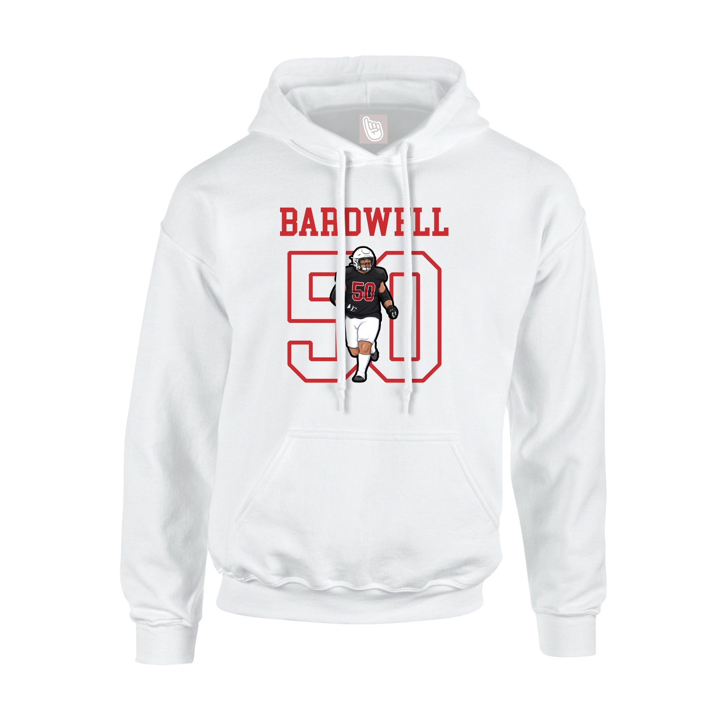 Hoodie — Shirsey in White