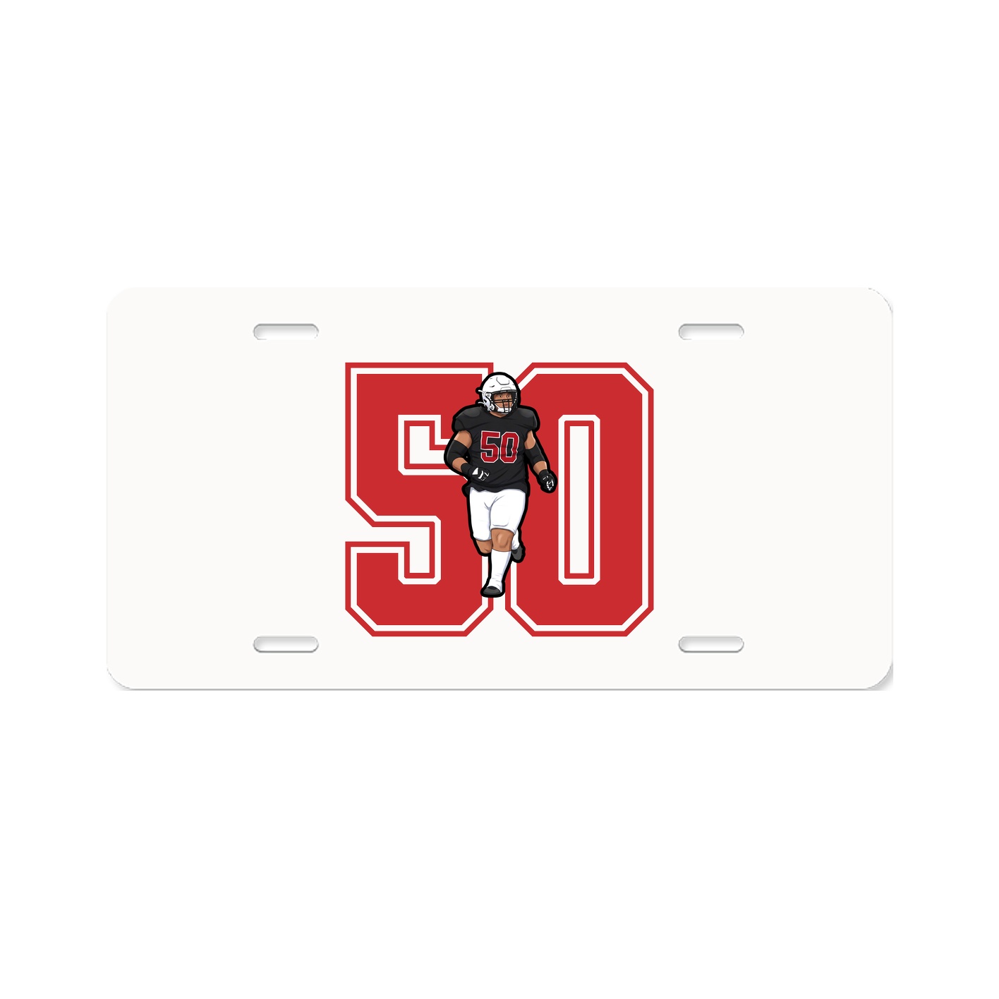 License Plate — Number in Classic