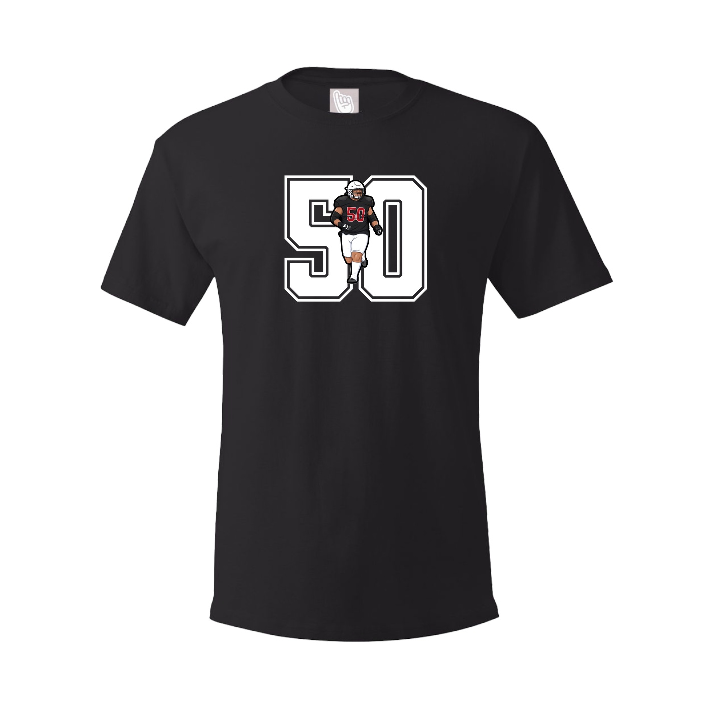 Youth Tee — Number in Black