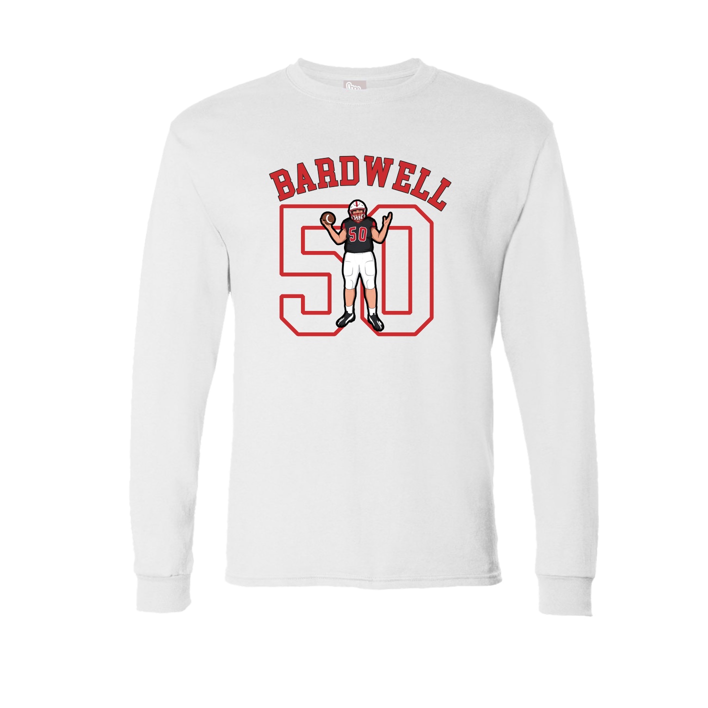 Long Sleeve Tee — Shirsey Arch in White