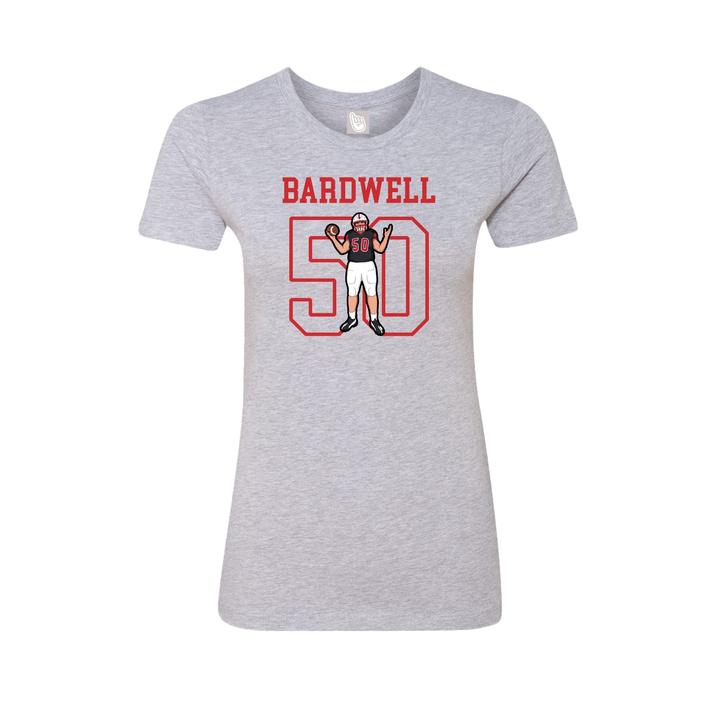 Fitted Women's Tee — Shirsey in Grey