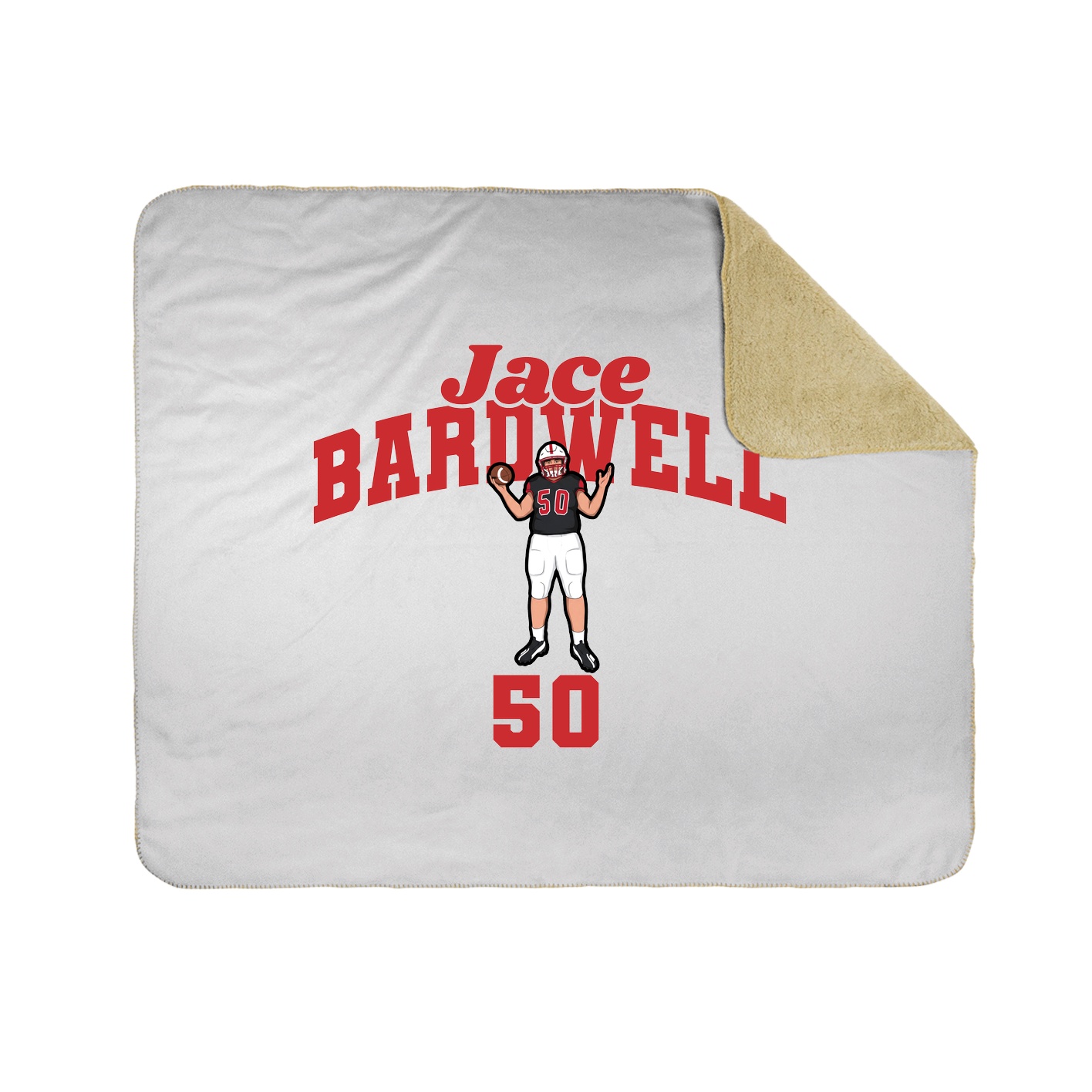 Throw Blanket — Signature Arch in White