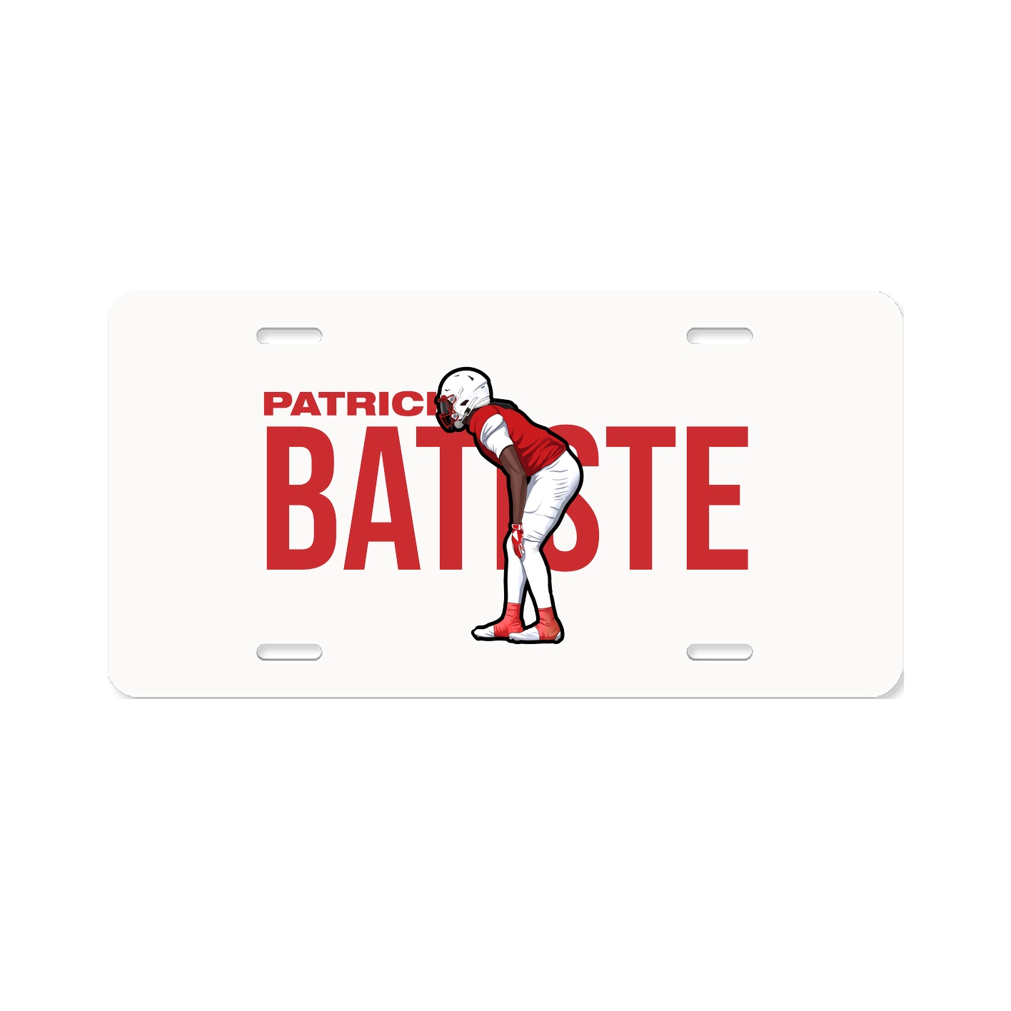 License Plate — Player Name in Classic