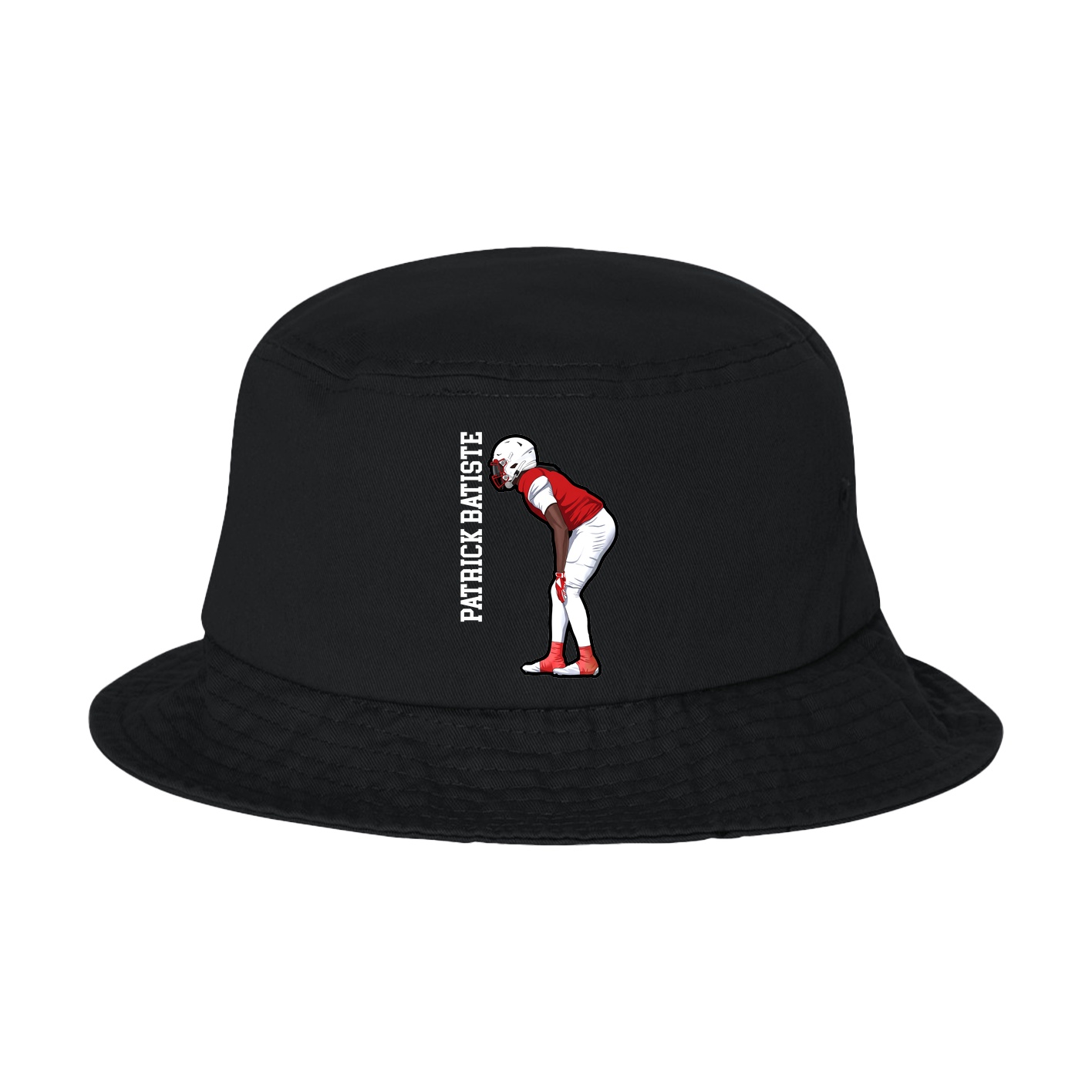 Bucket Cap — Name Vertical in Black