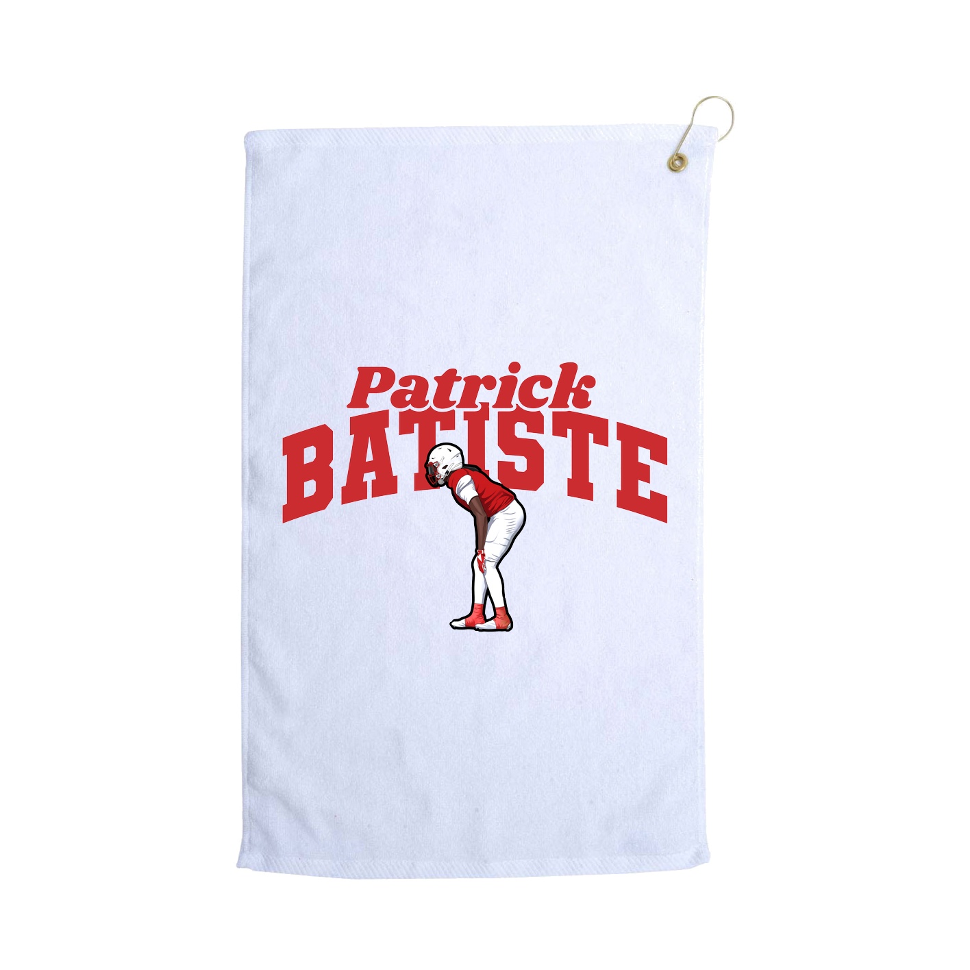 Golf Towel — Signature Arch in White